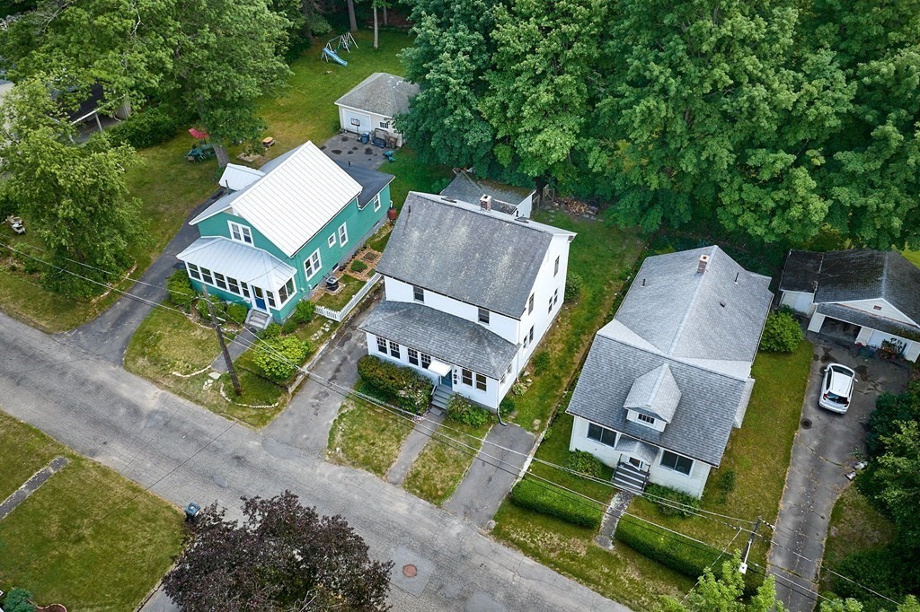 19 Powell Street Northampton, MA 01062 - Photo 32 of 40 an aerial view of a house with a garden