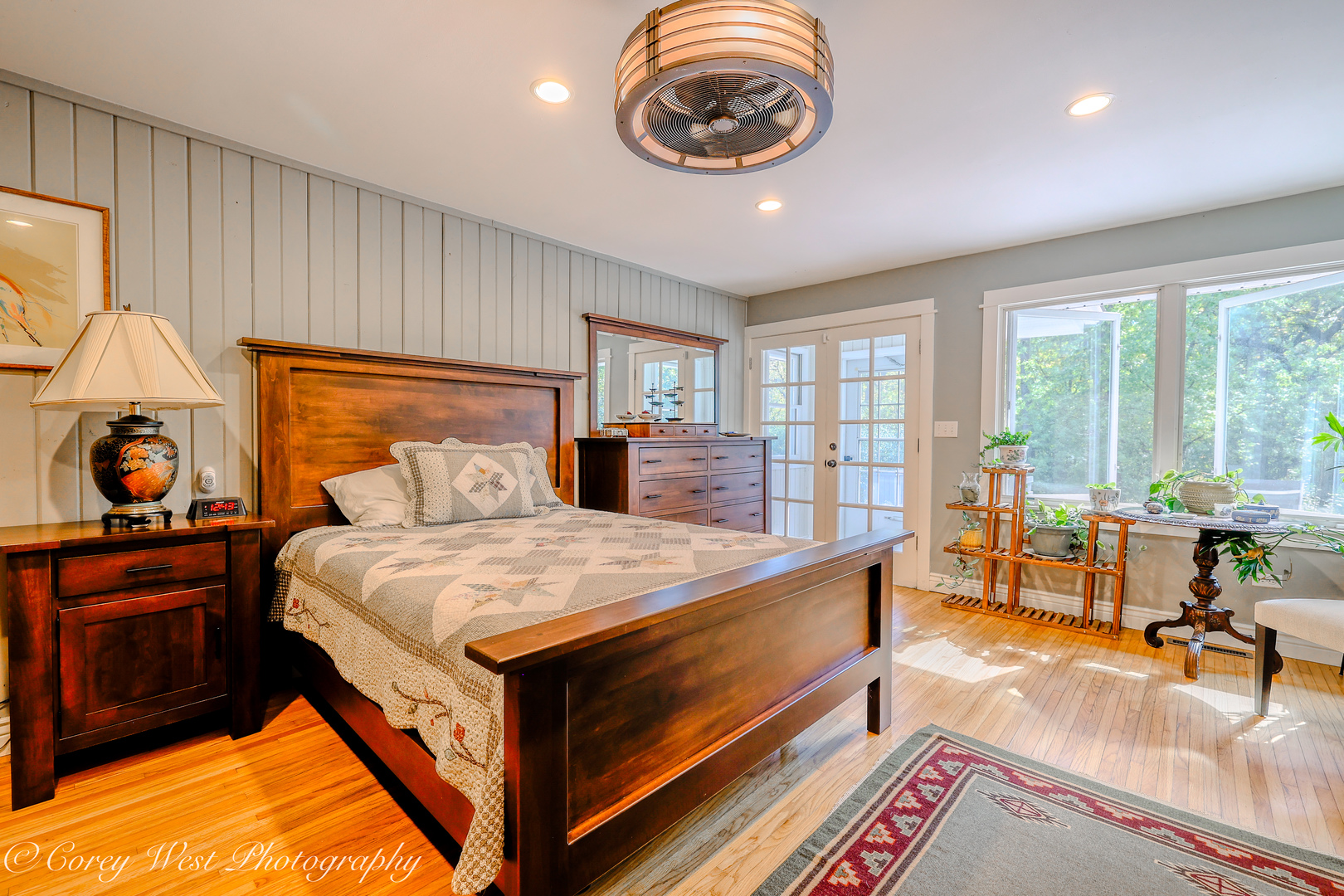 11N226 Peplow Road Hampshire, IL 60140 - Photo 15 of 44 a bed room with a bed and a large window