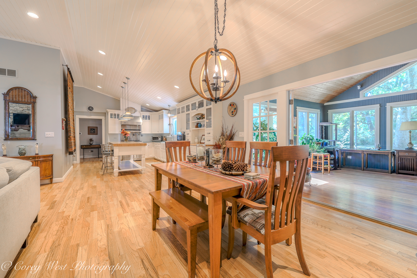 11N226 Peplow Road Hampshire, IL 60140 - Photo 10 of 44 a view of a dining room with furniture window and wooden floor