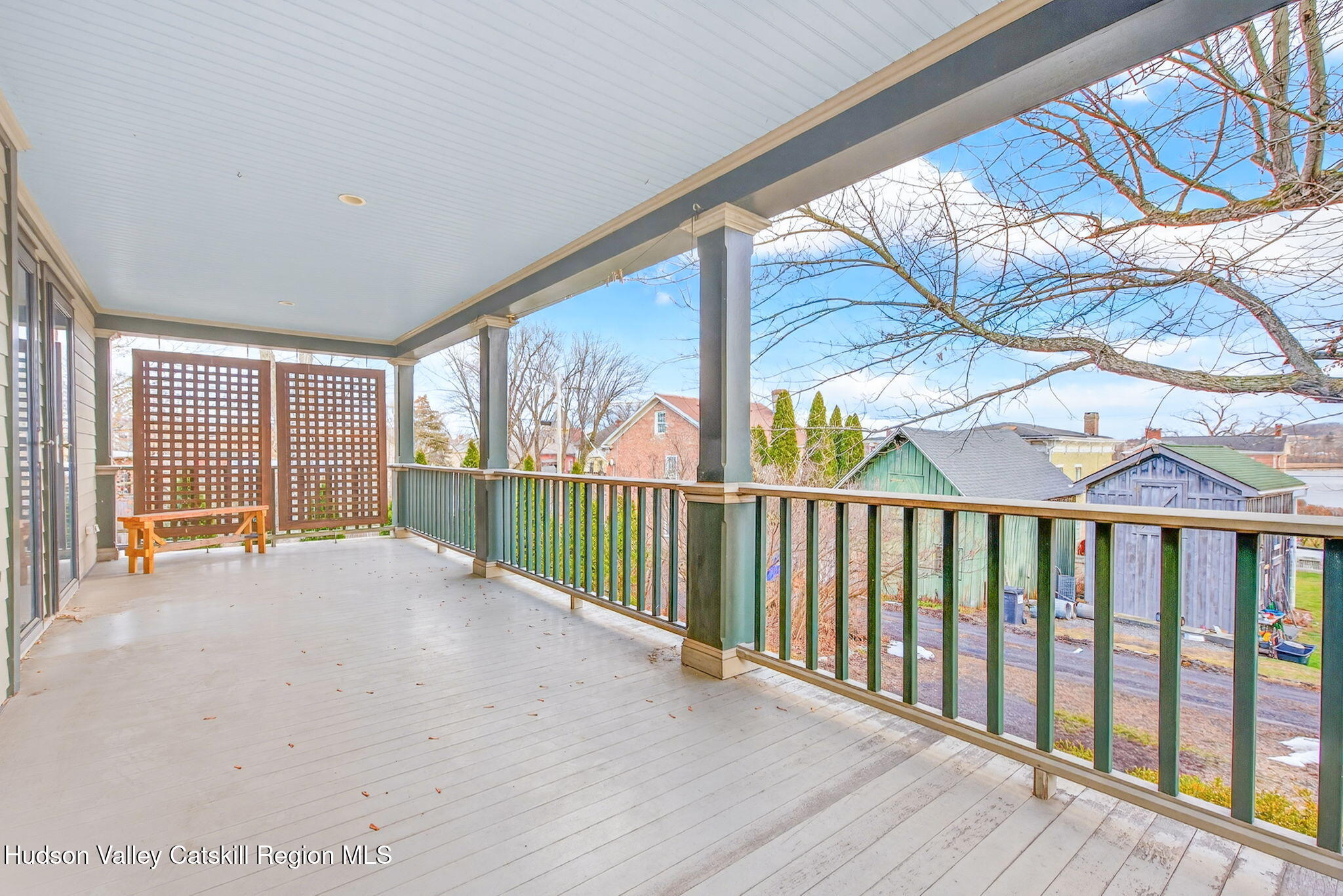13 South Franklin Street, Unit 3 Athens, NY 12015 - Photo 33 of 55 a view of an empty room with a balcony