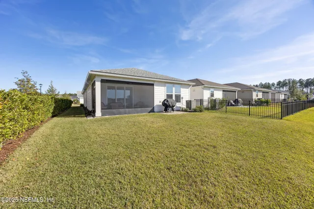 a park view with a bench