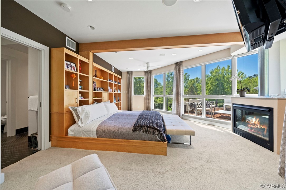 640 Walsing Drive Henrico, VA 23229 - Photo 18 of 37 a bedroom with furniture and a fireplace