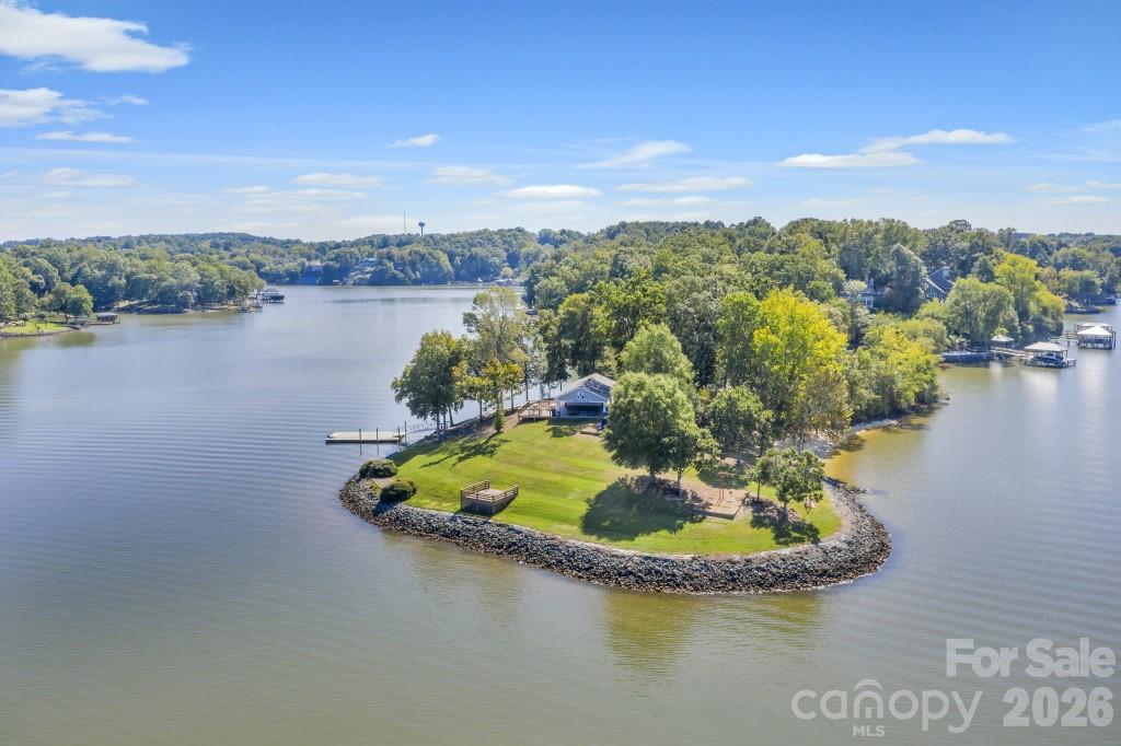 3001 River Bend Drive Tega Cay, SC 29708 - Photo 33 of 36 a view of a lake in middle of the town