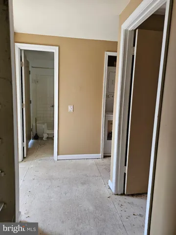 an empty room with window