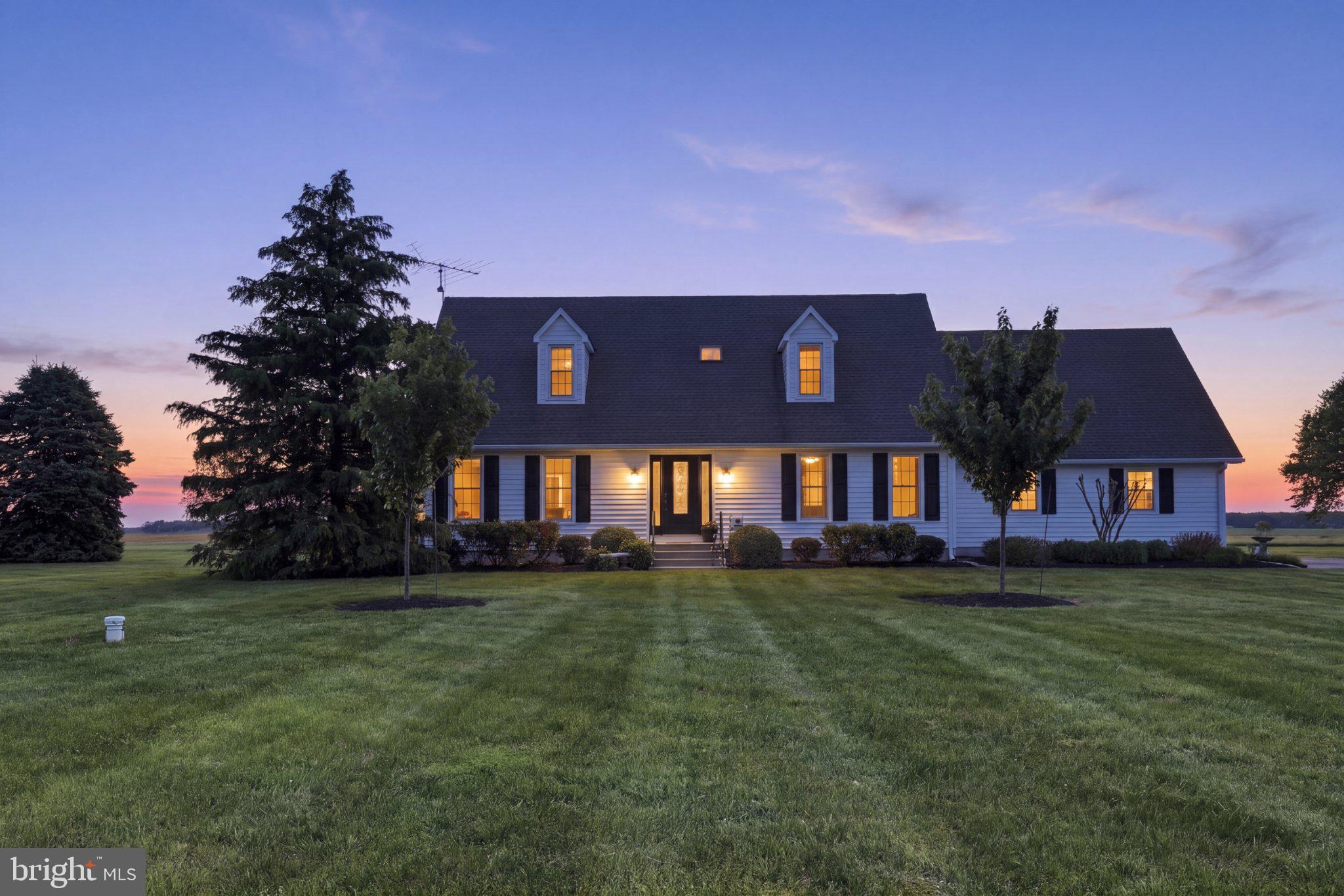 2246 Prospect Church Road Harrington, DE 19952 - Photo 47 of 47 Charming home with that AI twilight glow.