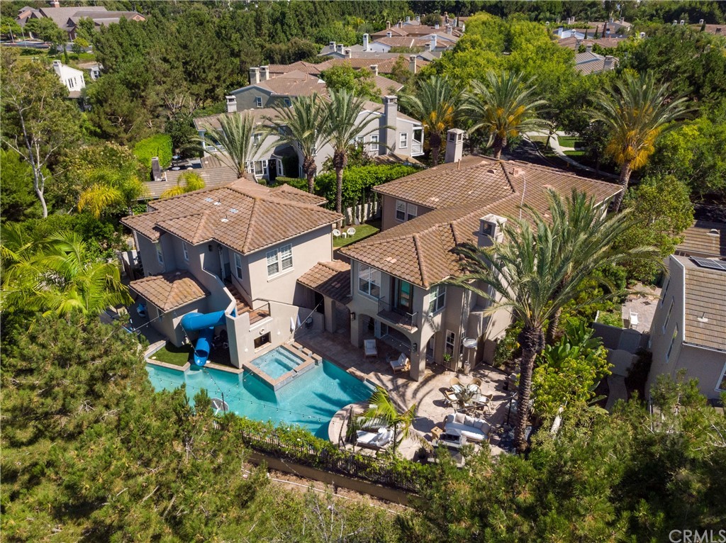 26 Seabluff Newport Beach, CA 92660 - Photo 57 of 59 an aerial view of a house with yard swimming pool and outdoor seating