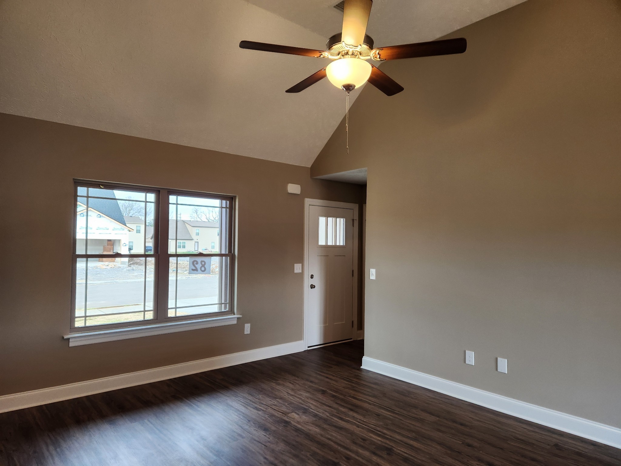 2005 Haystack Court Christiana, TN 37037 - Photo 22 of 59 Living Room with Vaulted Ceiling and Ceiling Fan.