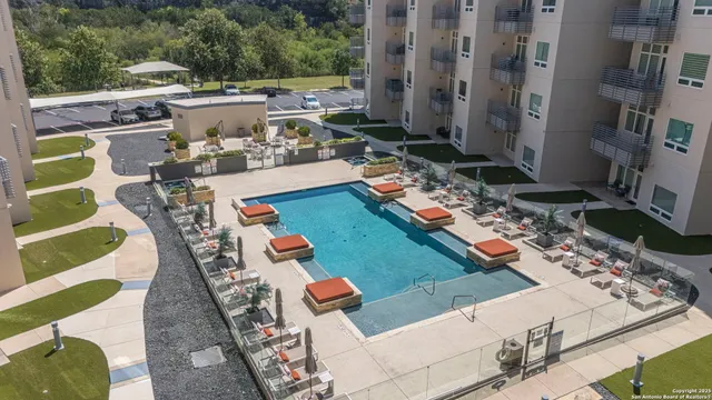 a view of yard from outdoor seating