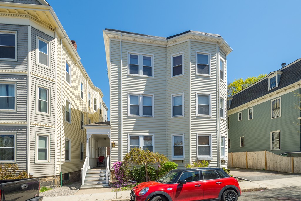 23 Hurd Road, Unit 1 Brookline, MA 02445 - Photo 1 of 12 a front view of a building with cars
