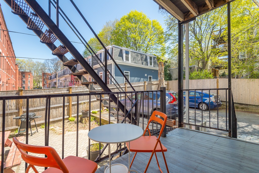 23 Hurd Road, Unit 1 Brookline, MA 02445 - Photo 11 of 12 a outdoor space view with a seating space