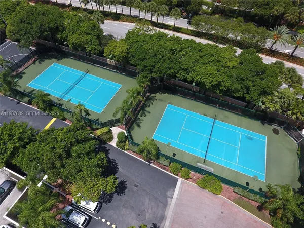 a view of a basketball court