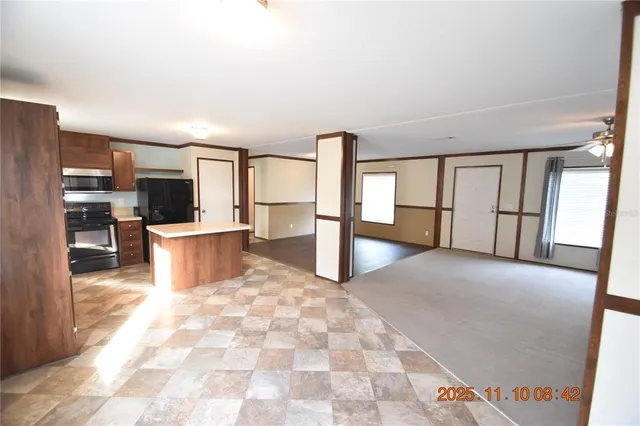 a view of a living room