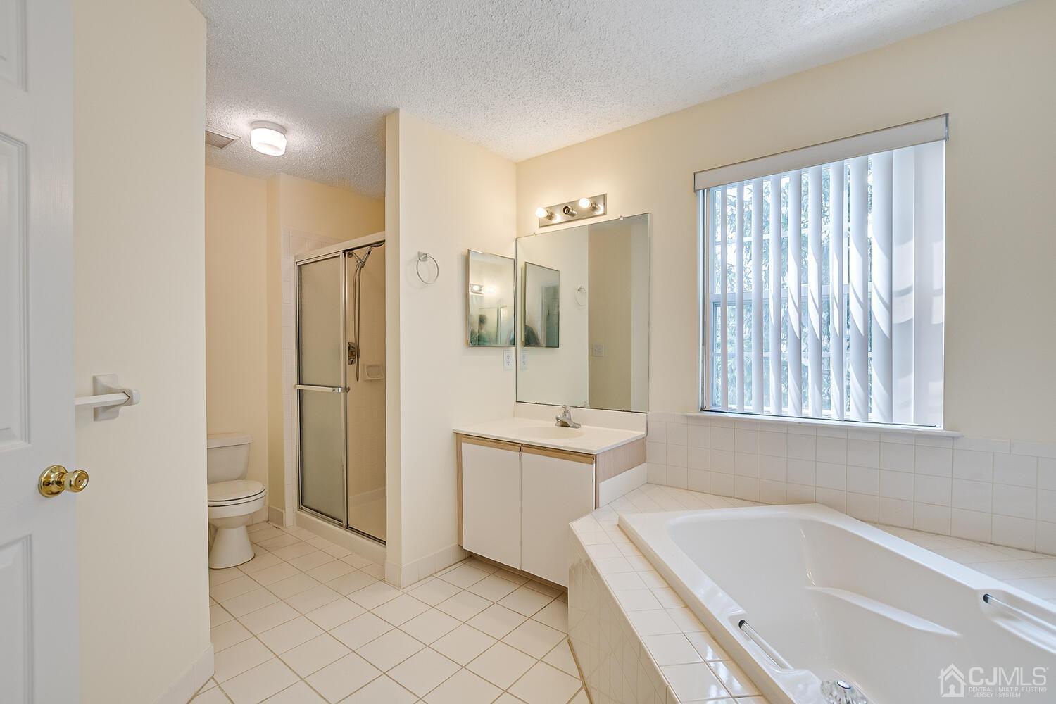 22 Prestwick Way Edison, NJ 08820 - Photo 19 of 24 a bathroom with a tub sink shower and mirror