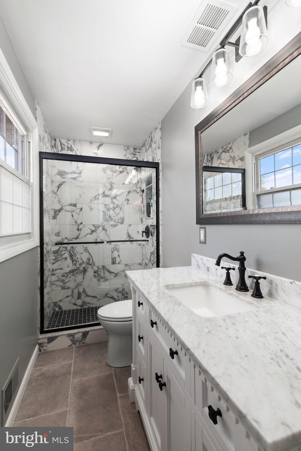 108 Ardoon Road Lutherville-Timonium, MD 21093 - Photo 15 of 36 Primary Bathroom-Beautifully Updated