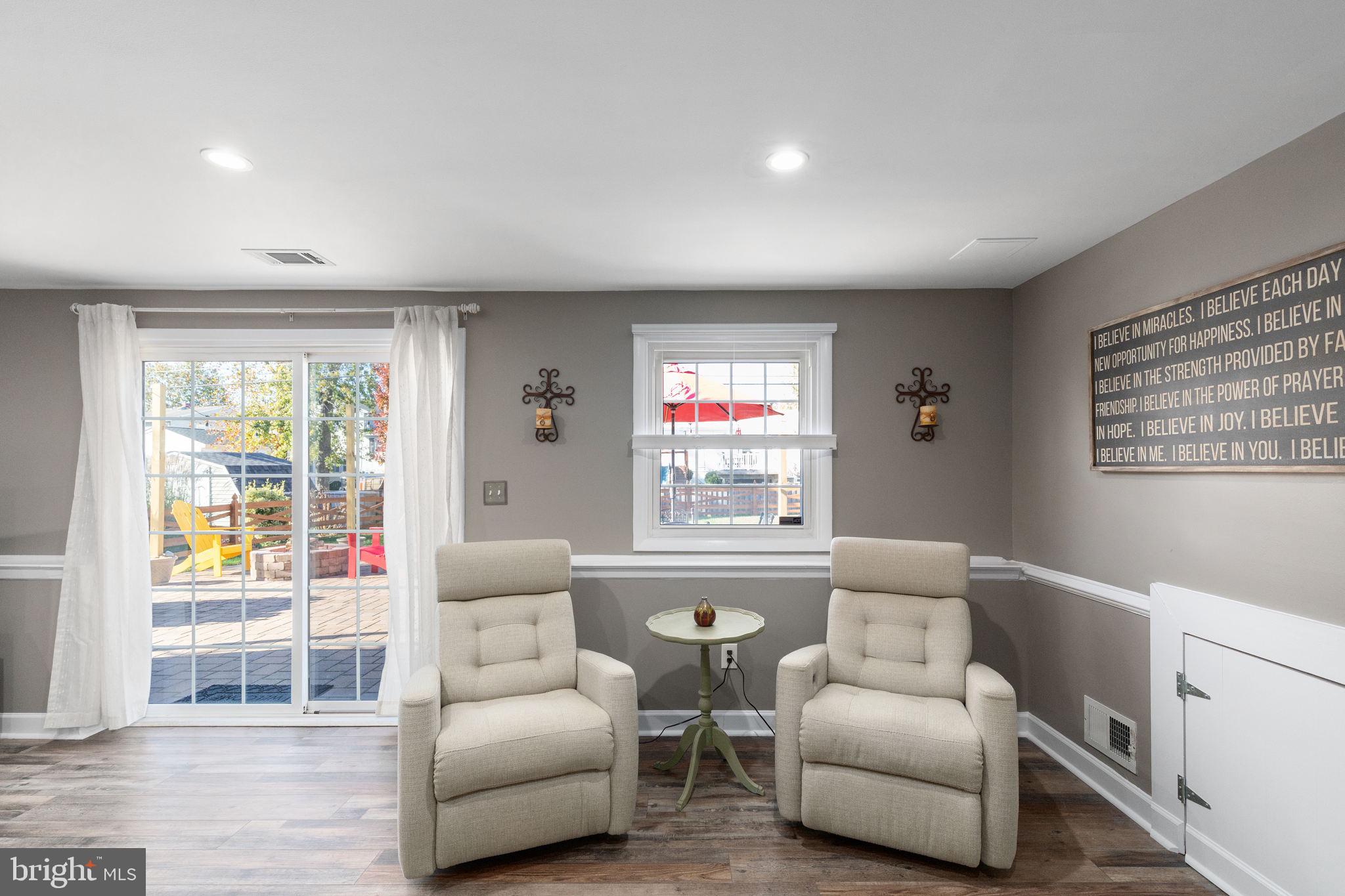 108 Ardoon Road Lutherville-Timonium, MD 21093 - Photo 22 of 36 Family Room with Luxury Vinyl Flooring