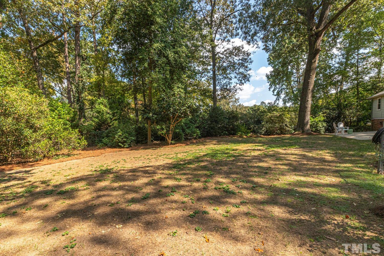 5004 Rembert Drive Raleigh, NC 27612 - Photo 55 of 61 a view of a yard with a trees