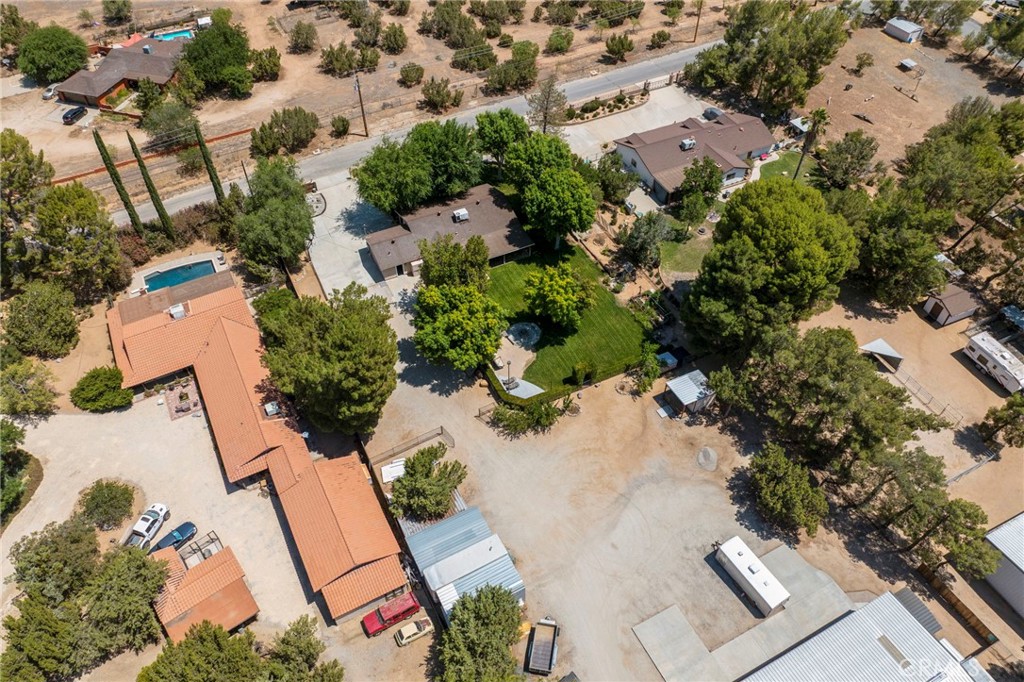 2883 Soledad Canyon Road Acton, CA 93510 - Photo 38 of 64 an aerial view of a house with a yard