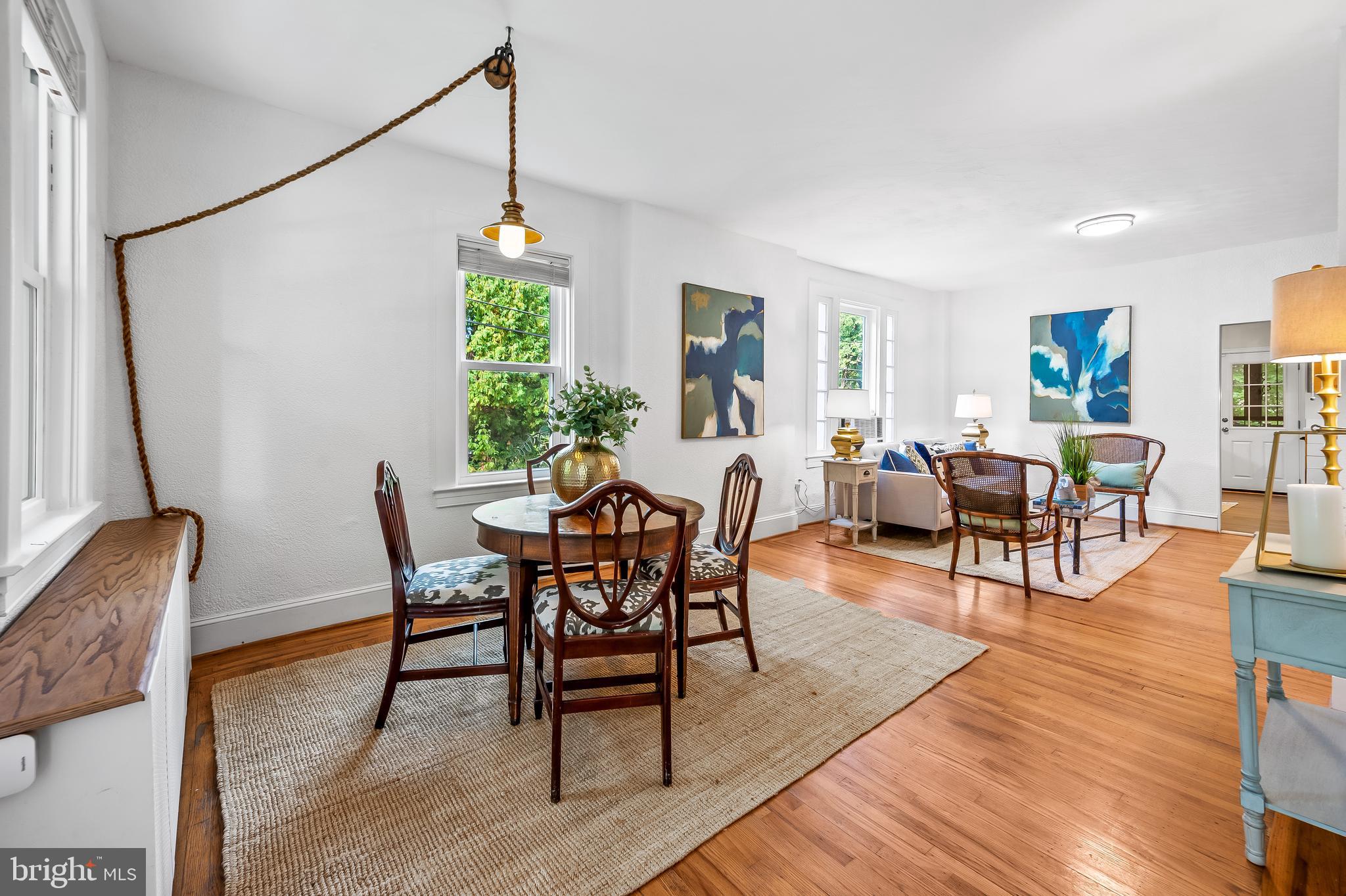 4513 Wilmslow Road Baltimore, MD 21210 - Photo 12 of 65 View from dining area towards living room