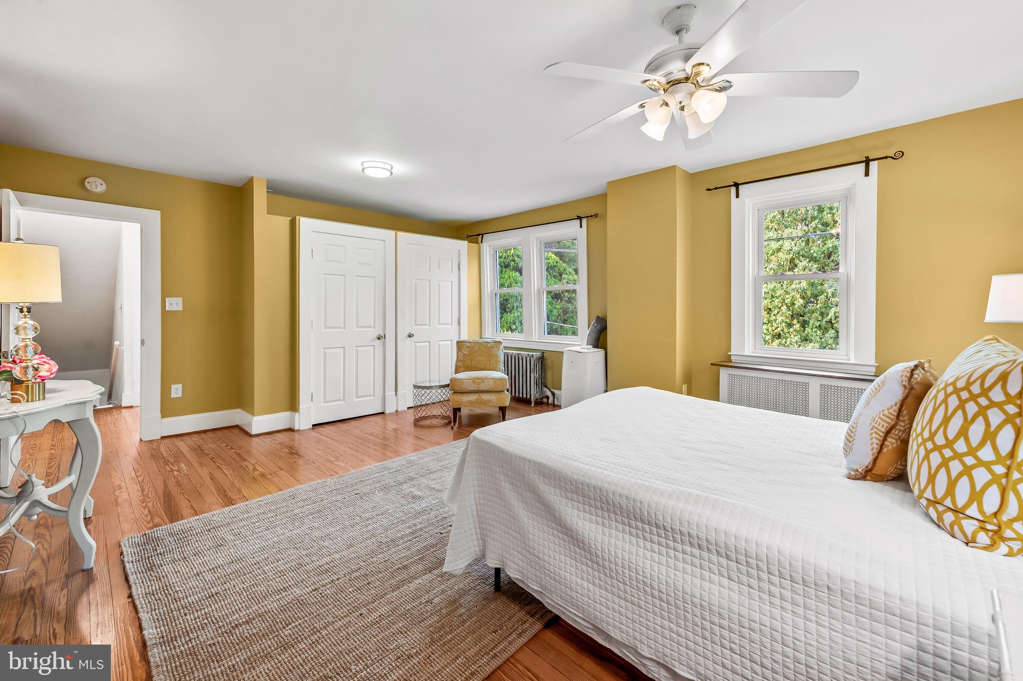 4513 Wilmslow Road Baltimore, MD 21210 - Photo 24 of 65 Primary with hardwood floors and large closet