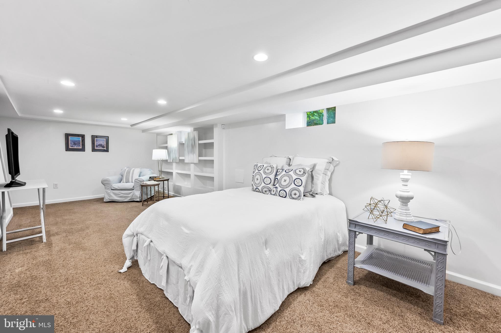 4513 Wilmslow Road Baltimore, MD 21210 - Photo 32 of 65 Lower level with recessed lighting