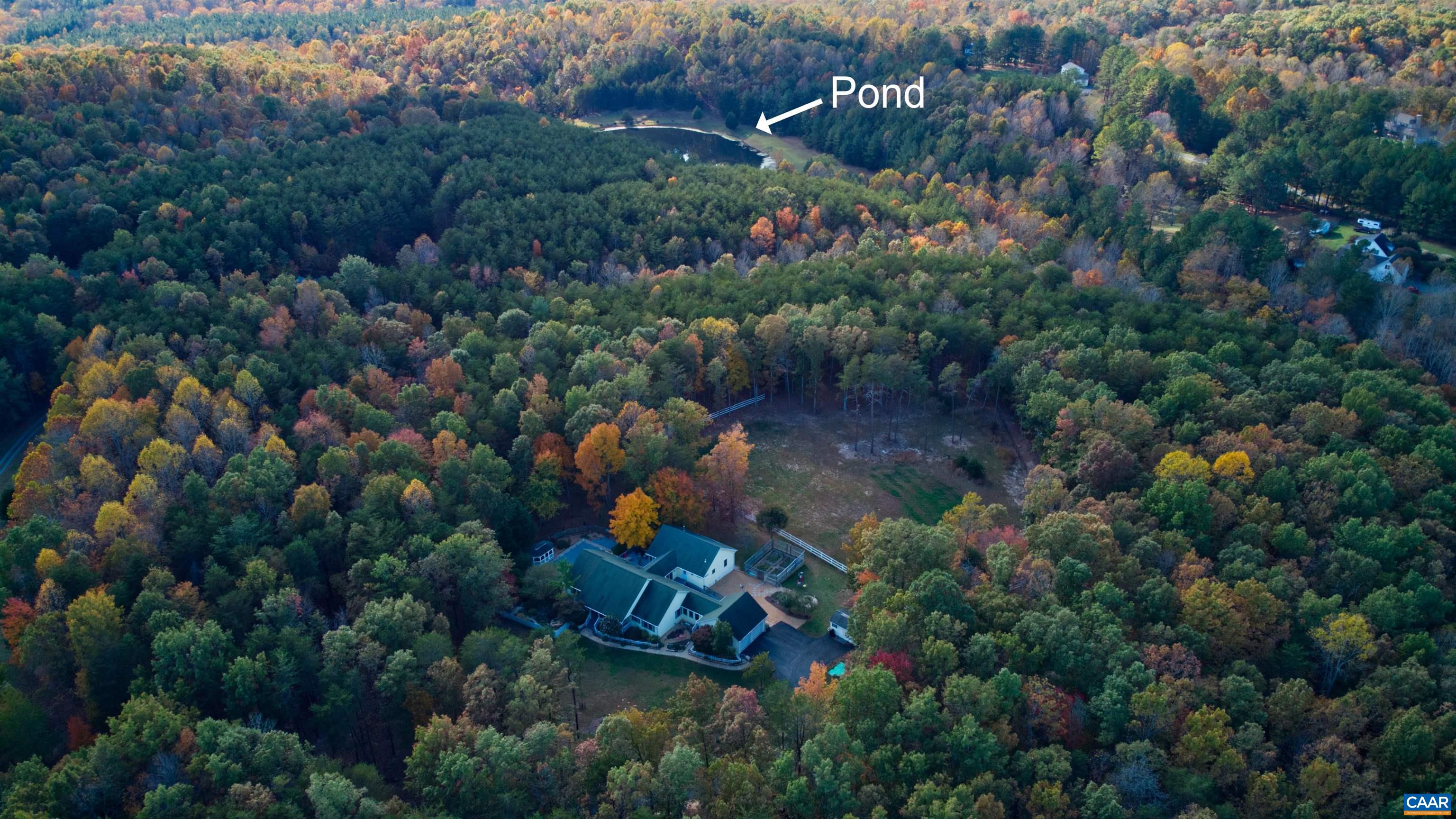 340 Beaver Pond Ridge Troy, VA 22974 - Photo 11 of 53 an aerial view of a house with a yard