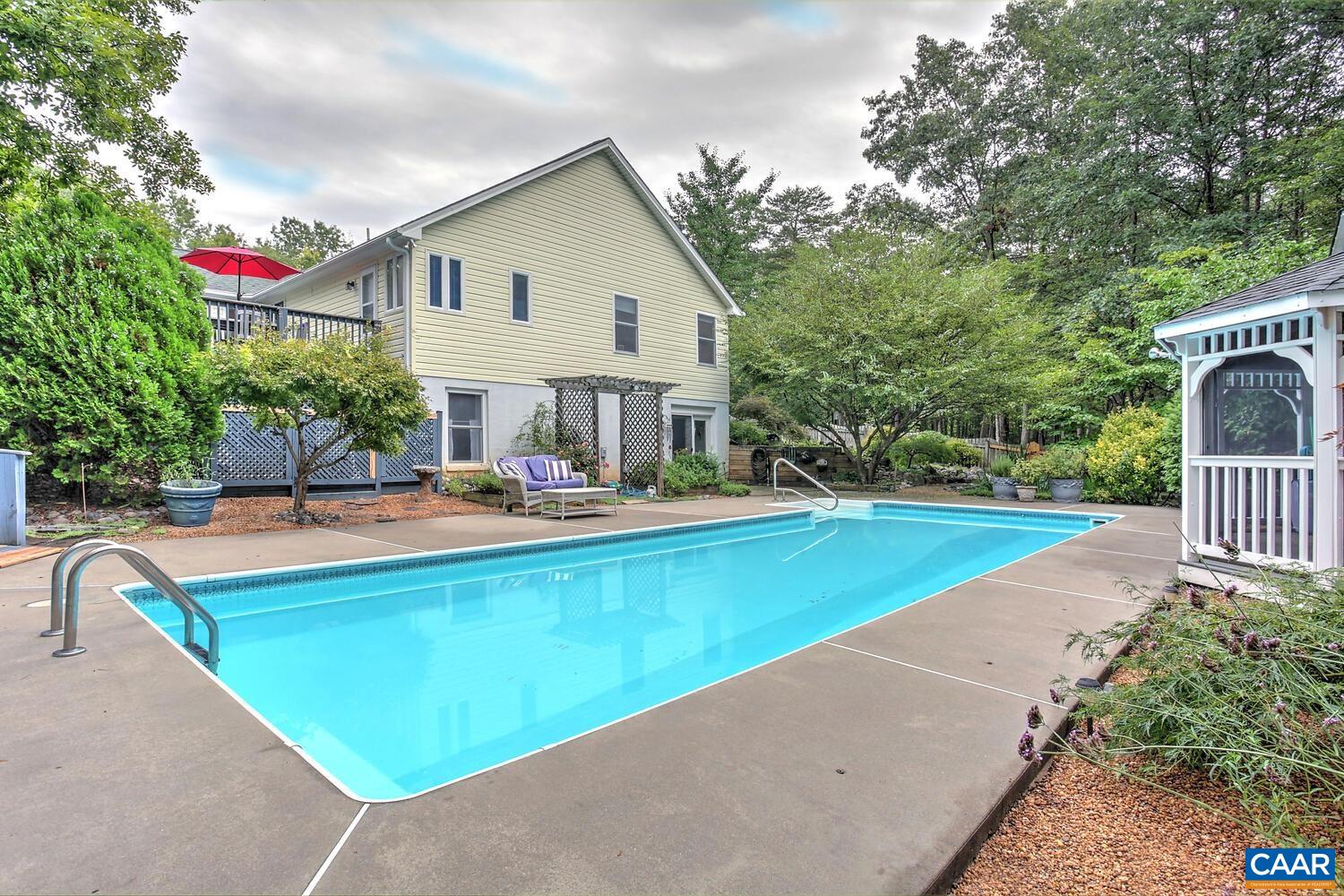340 Beaver Pond Ridge Troy, VA 22974 - Photo 3 of 53 a view of a house with pool and chairs