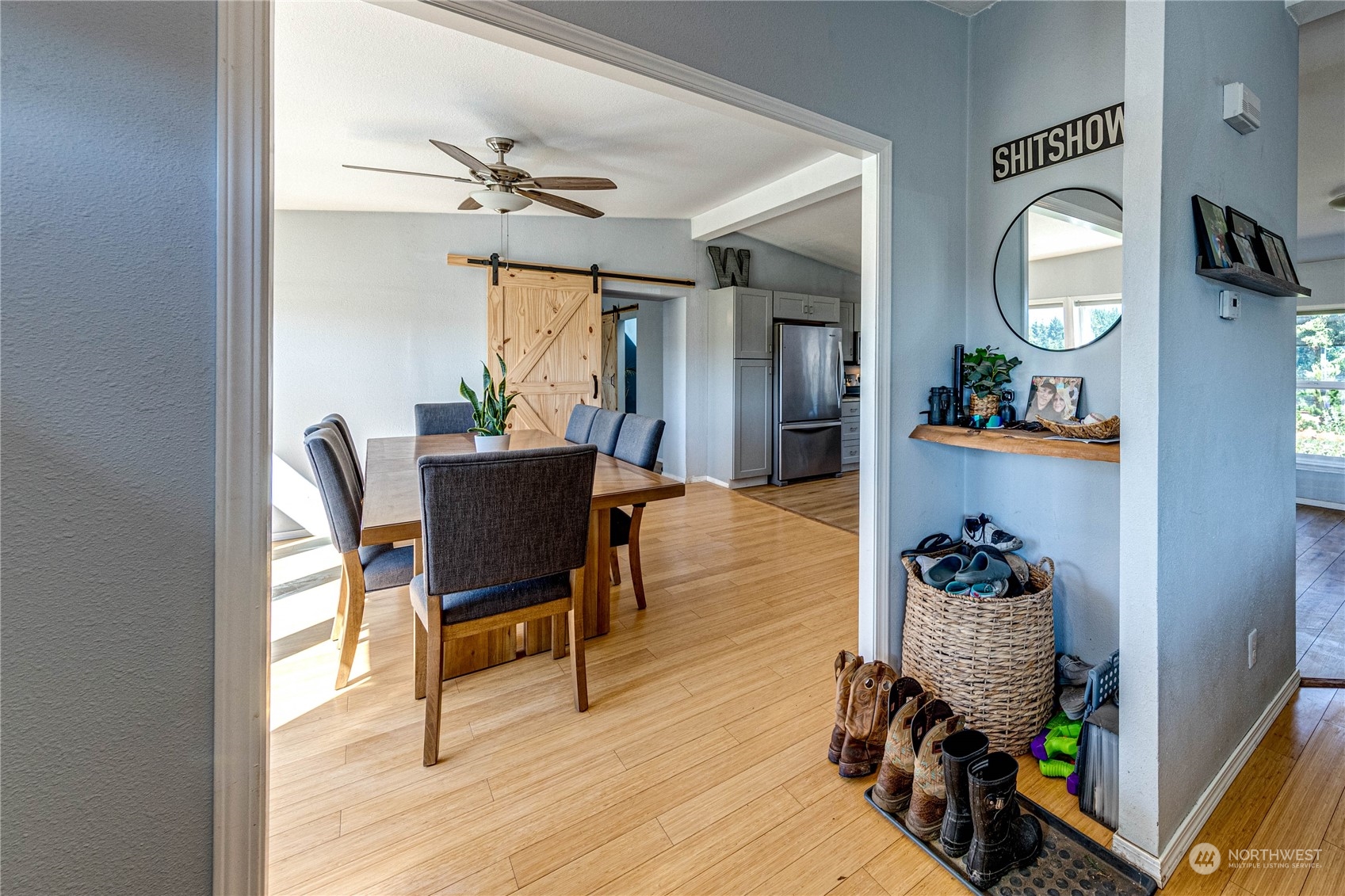 973 Towne Road Sequim, WA 98382 - Photo 6 of 40 a living room with furniture and a mirror