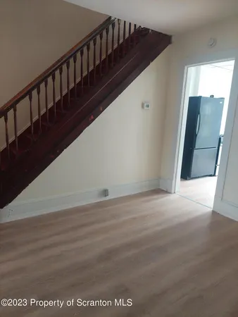 a view of wooden floor in a room