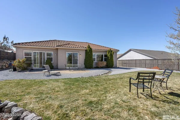 a view of a house with a patio