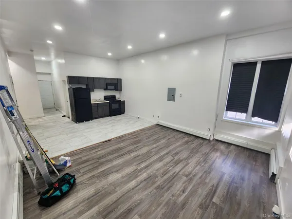 a view of wooden floor