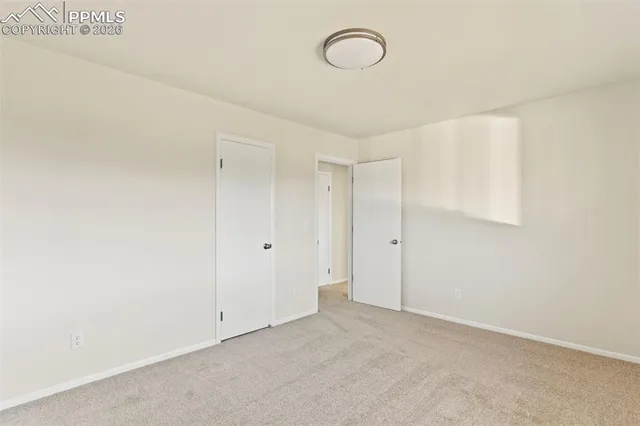 a view of an empty room