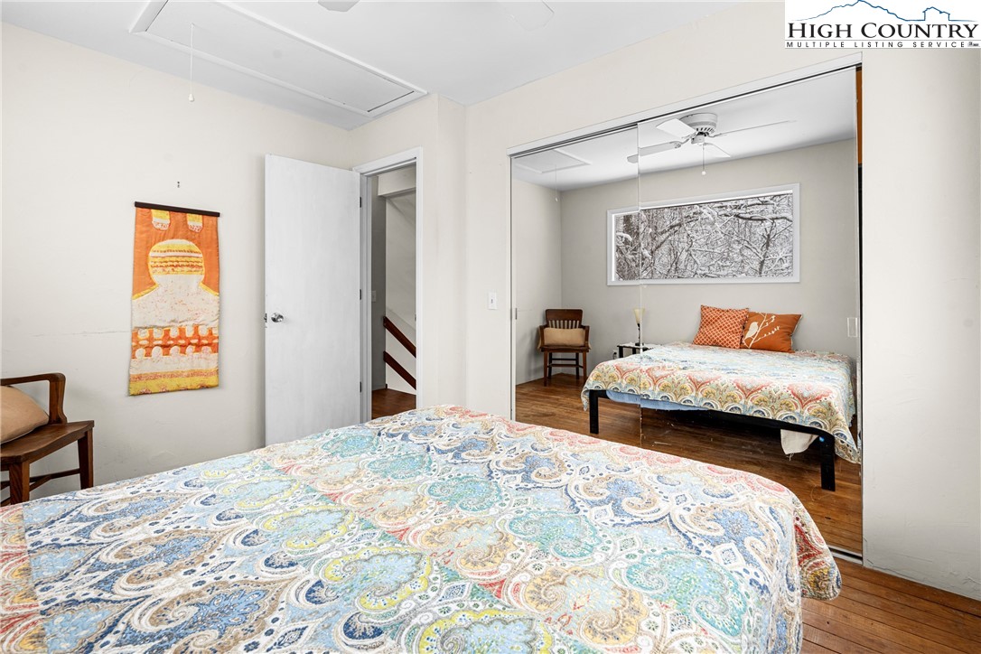 1355 Pine Run Road Boone, NC 28607 - Photo 18 of 37 a bedroom with bed and window