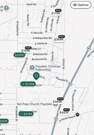 $120,000 | 215 Bramble Drive, Paulden, AZ 86334