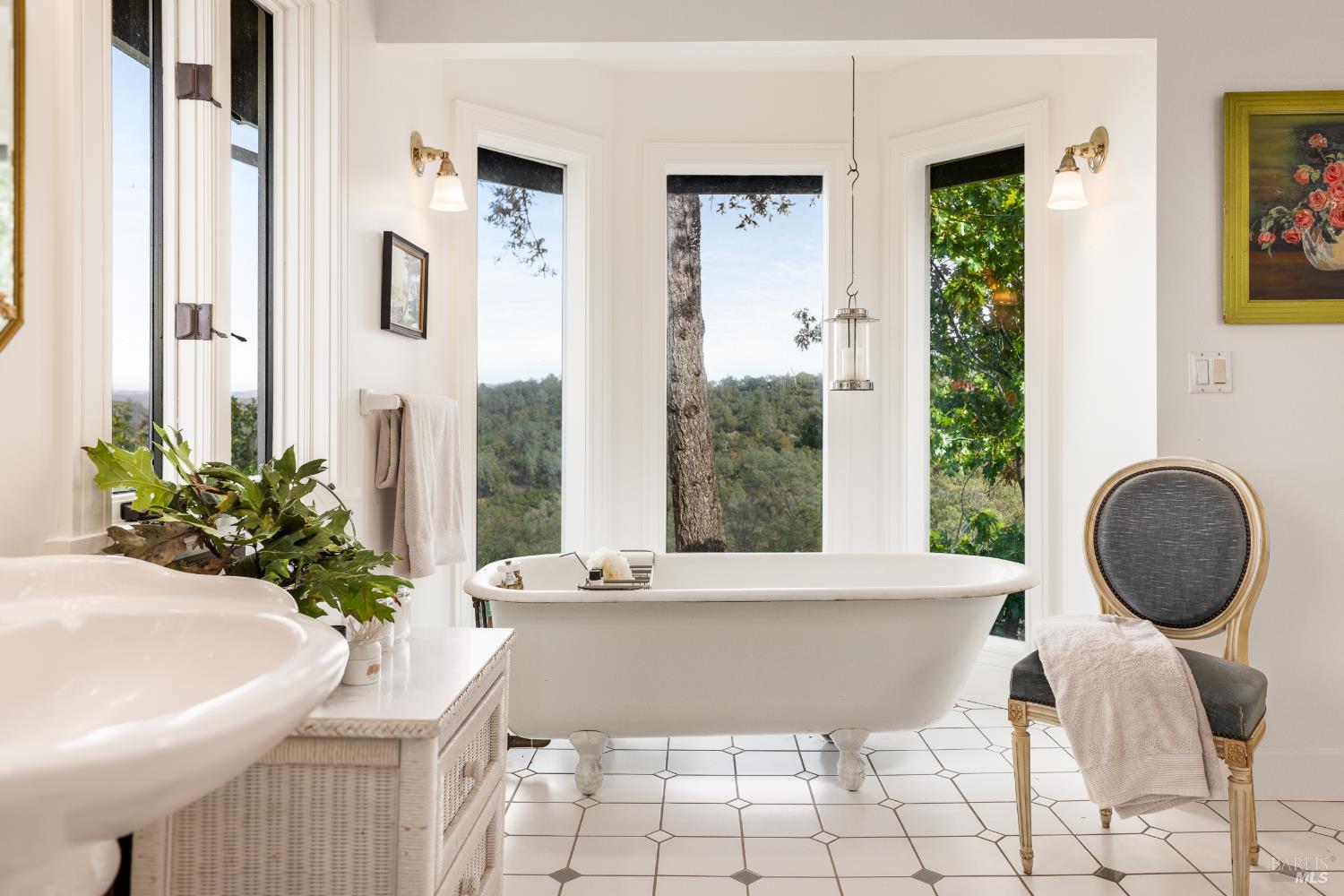 1760 Howell Mountain Road Angwin, CA 94508 - Photo 30 of 31 a living room with a large window and a table