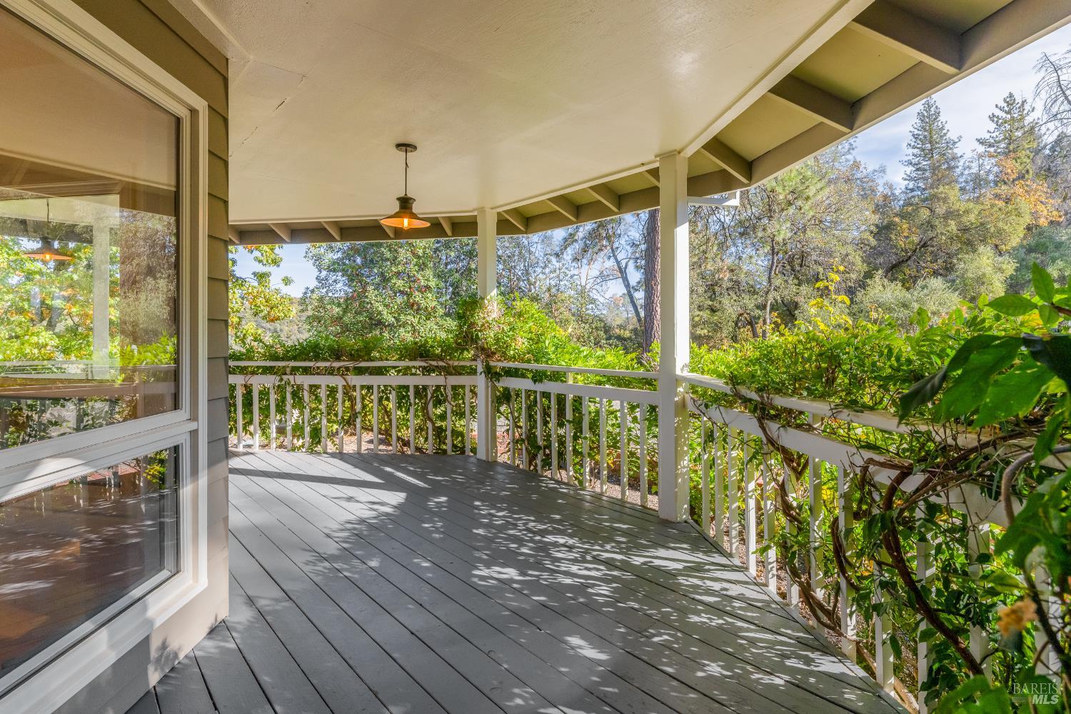 1760 Howell Mountain Road Angwin, CA 94508 - Photo 4 of 31 a view of a balcony with wooden floor