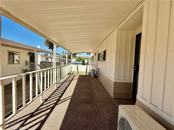 a view of a balcony