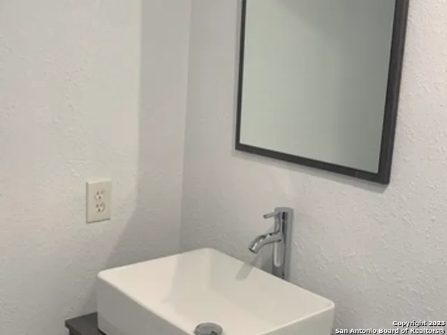 a bathroom with a sink