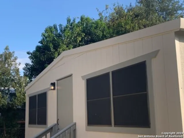 a view of a house with a window