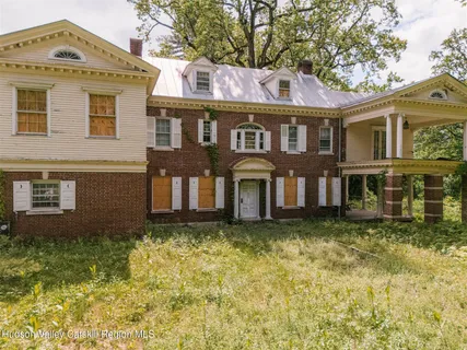 front view of house with a garden