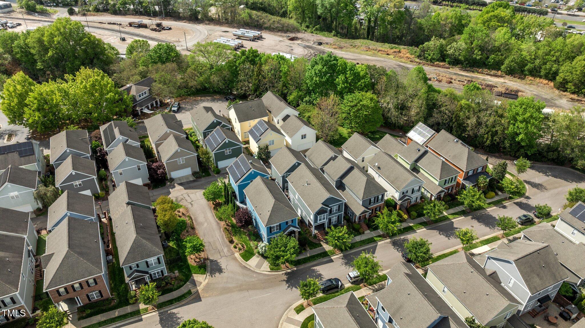 1209 Harp Street Raleigh, NC 27604 - Photo 6 of 39 an aerial view of multiple house