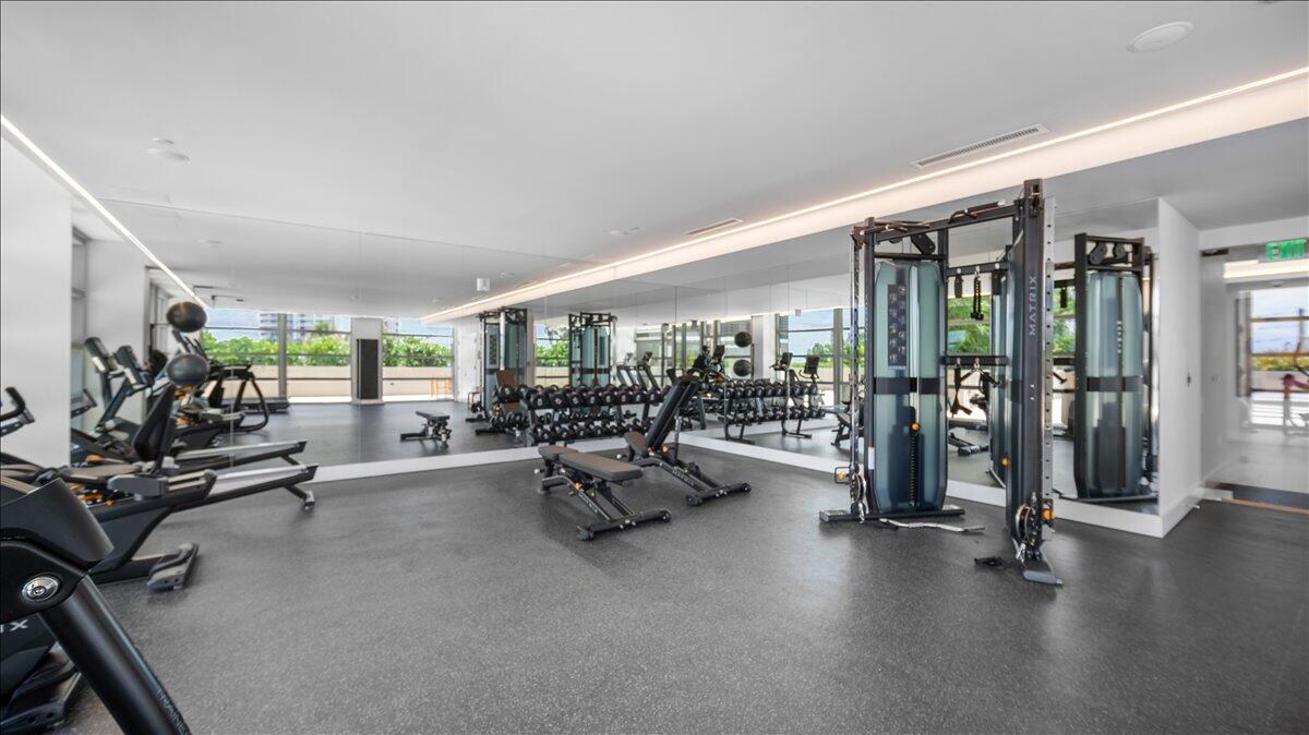 3100 North Ocean Drive, Unit P905 Singer Island, FL 33404 - Photo 32 of 42 a view of a room with gym equipment