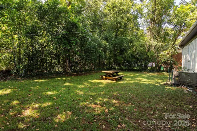 a view of swimming pool with a yard
