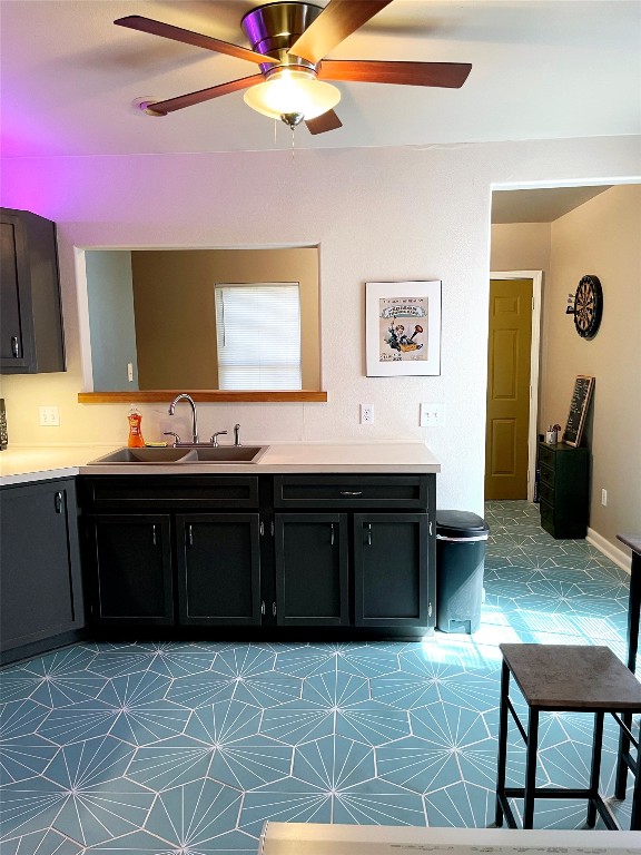 1131 Ebert Avenue Austin, TX 78721 - Photo 4 of 12 a bathroom with a sink and a mirror