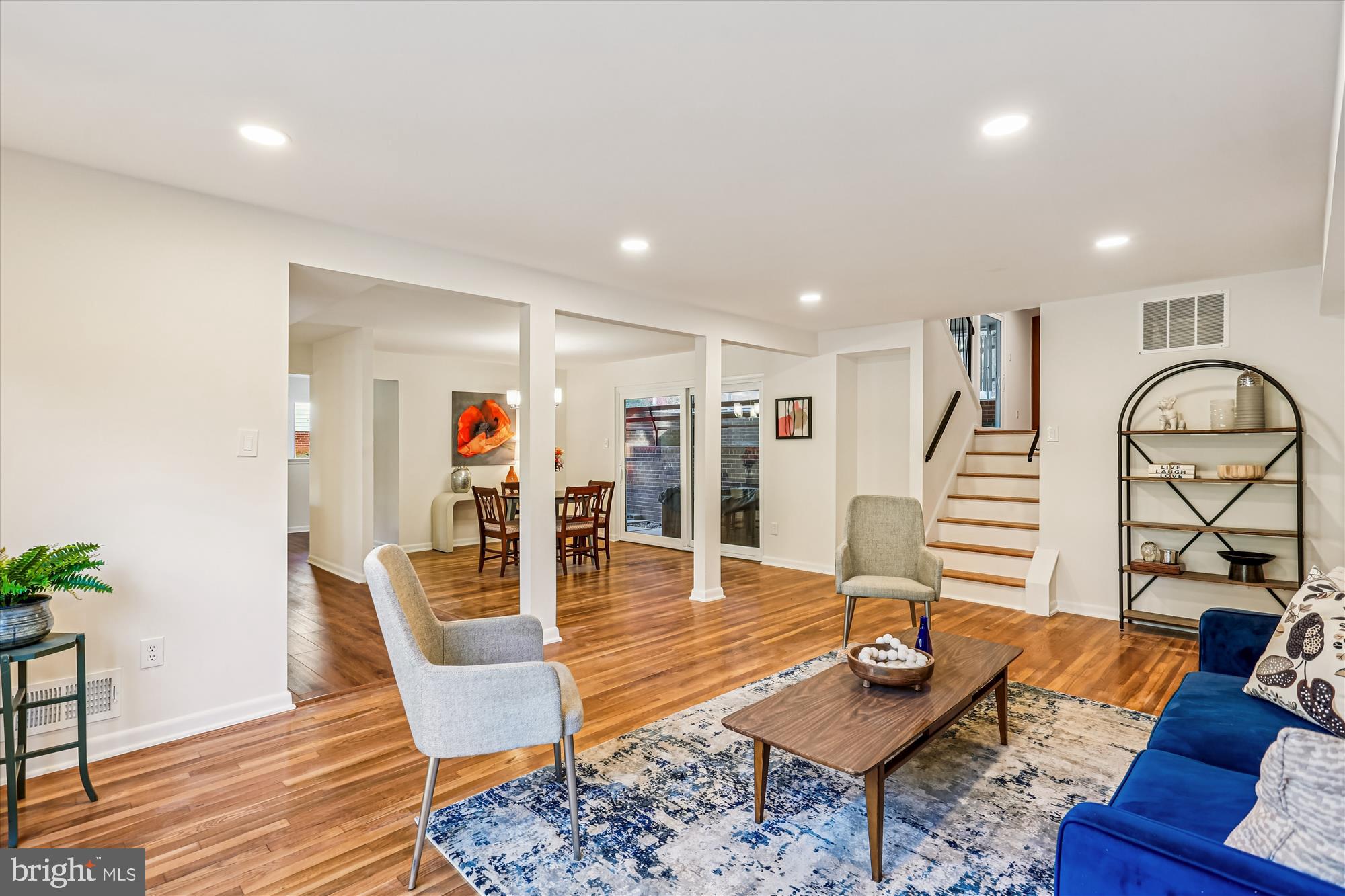 420 Lamberton Drive Silver Spring, MD 20902 - Photo 8 of 46 a living room with furniture and wooden floor
