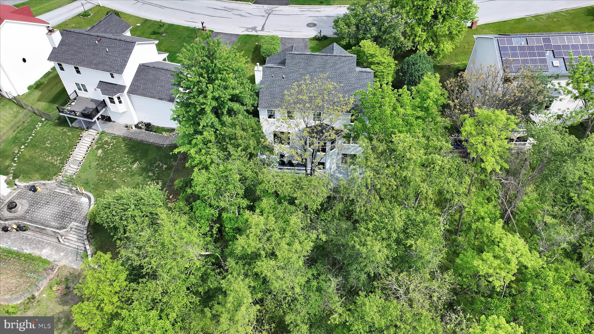 1602 Churchill Road Harrisburg, PA 17111 - Photo 8 of 61 an aerial view of residential house with outdoor space and trees all around