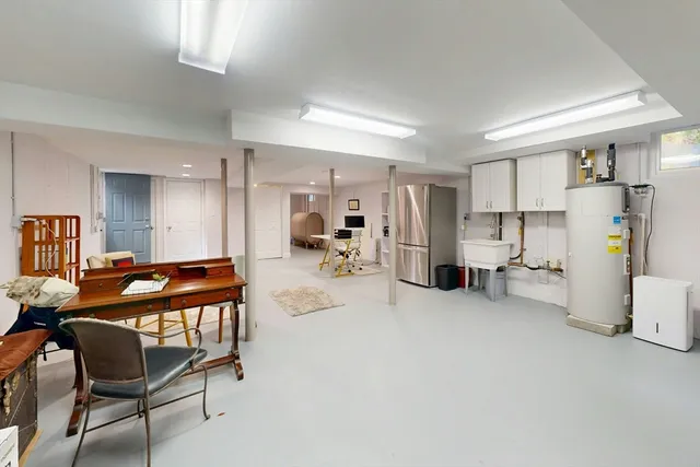 a view of a living room and a livingroom with furniture