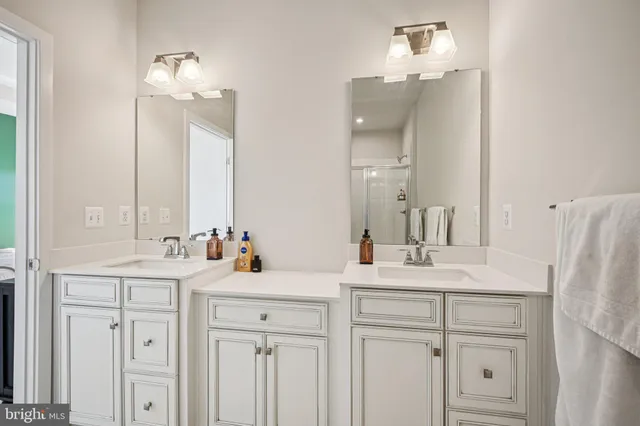 a bedroom with a bed and a closet