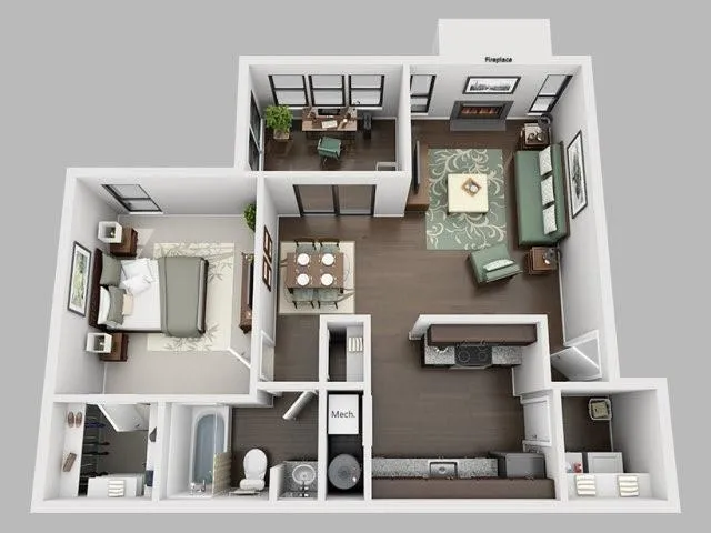 $1,289 | 3000 Spring Hill Parkway Southeast, Unit 64B, Smyrna, GA 30080