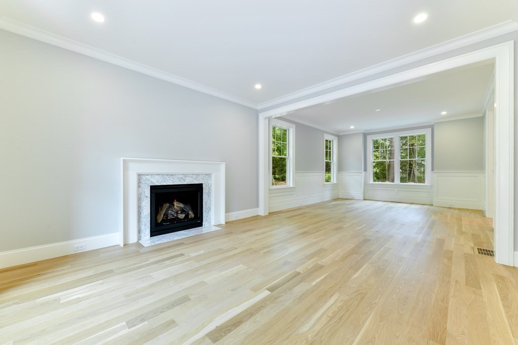 Lot 25 Leewood Road Wellesley, MA 02482 - Photo 14 of 40 a view of an empty room with a window and fireplace