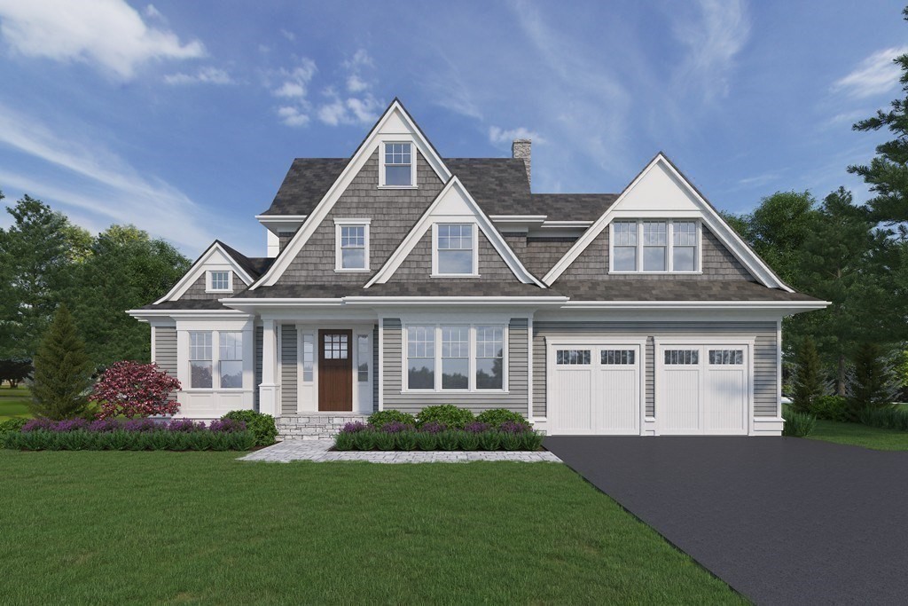 Lot 25 Leewood Road Wellesley, MA 02482 - Photo 7 of 40 front view of house with a yard